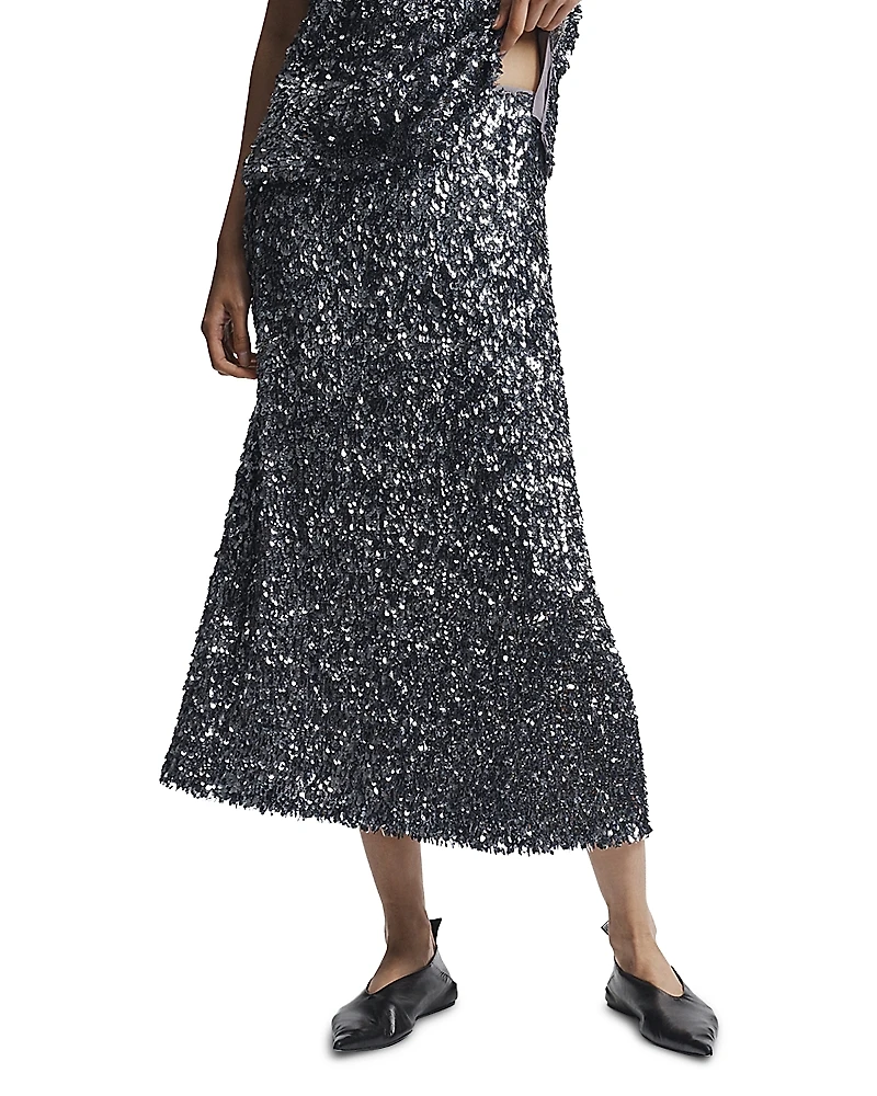 Saint Art Nylah Sequined Maxi Skirt