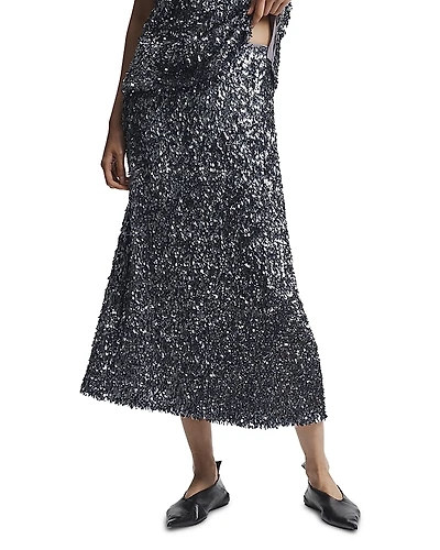 Saint Art Nylah Sequined Maxi Skirt