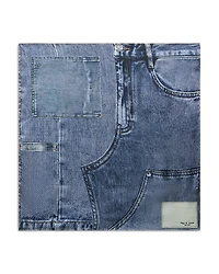 rag & bone Miramar Denim Print Silk Scarf