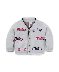 Janie and Jack Boys' Baby Race Car Cardigan - Baby