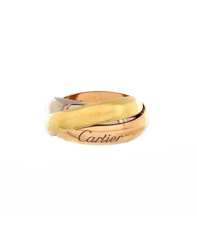 Pre-Owned Cartier Medium Trinity Ring 18K Tricolor Gold