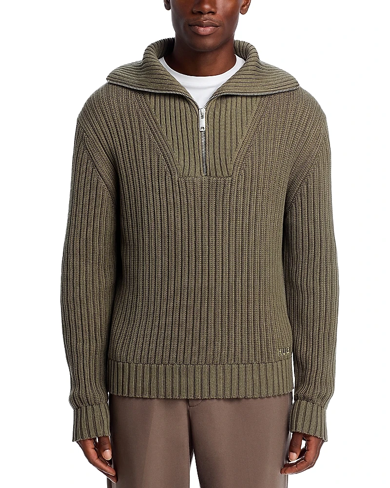 Hugo Srigg Half Zip Sweater