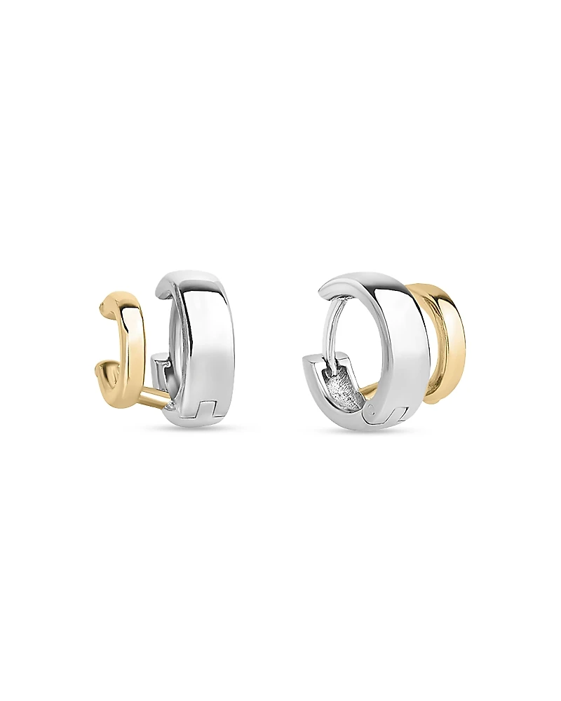 Shashi Katerina Double Row Hoop Earrings