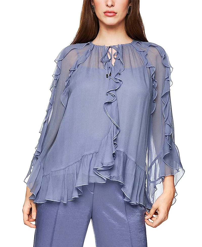 Marc Cain Boho-Style Flounce Blouse
