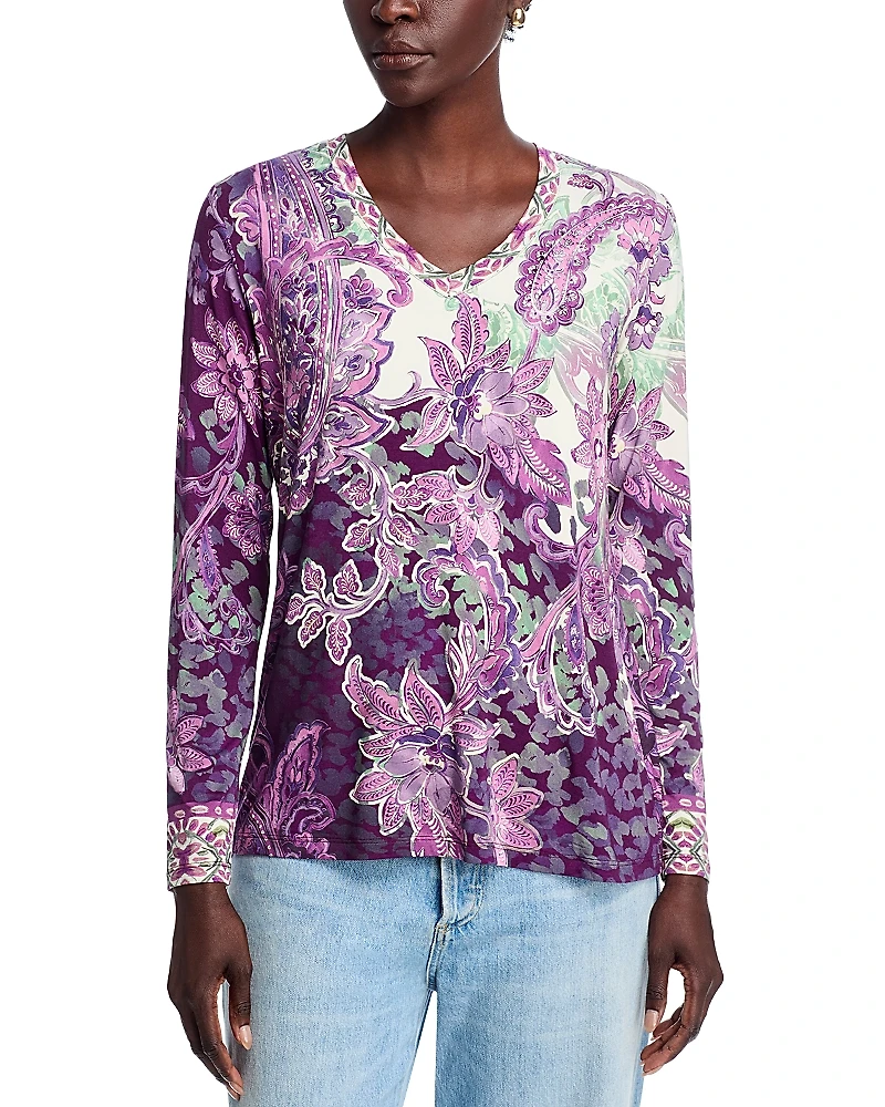 Johnny Was The Janie Favorite V-Neck Tee