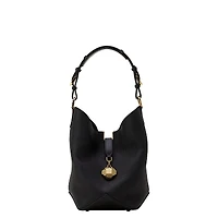 Lanvin Catch By Medium Leather Bucket Bag