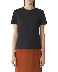 Lanvin Cotton T-Shirt with Ribbon Detail