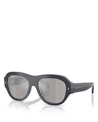 Moncler Elevane Round Sunglasses, 56mm