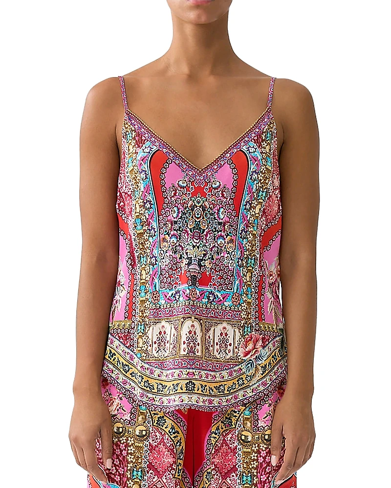 Camilla Heirloom Empire V-Neck Bias Cami