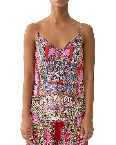 Camilla Heirloom Empire V-Neck Bias Cami