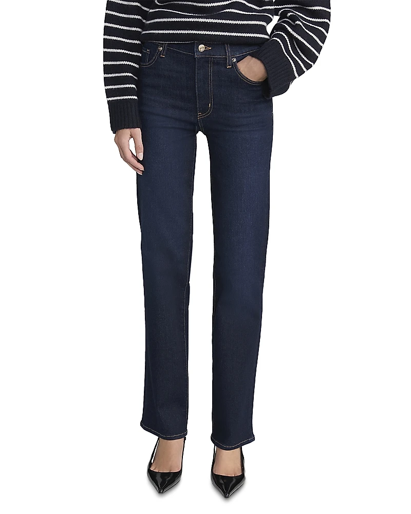 Frame Le Sleek High Rise Straight Jeans