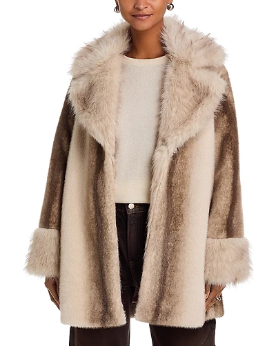 Steve Madden Carmelina Faux Fur Coat