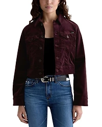 Ag Isa Cropped Trucker Jacket