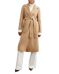 Reiss Lucia Wool-Blend Double Breasted Blindseam Coat
