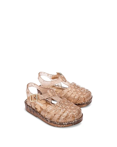 Mini Melissa Girls' Possession Jelly Shiny Elements Fisherman Sandals - Toddler, Little Kid, Big Kid