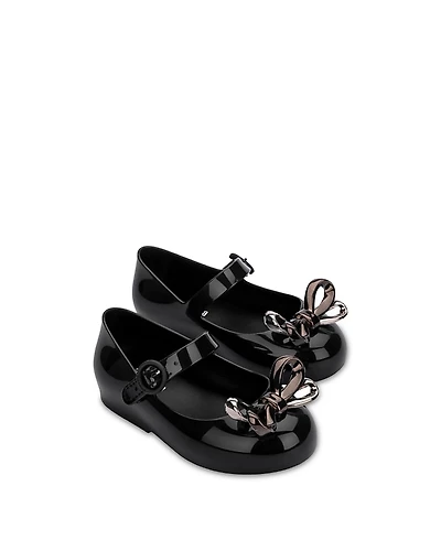 Mini Melissa Girls' Sweet Love Glam Ballet Flats - Toddler, Big Kid