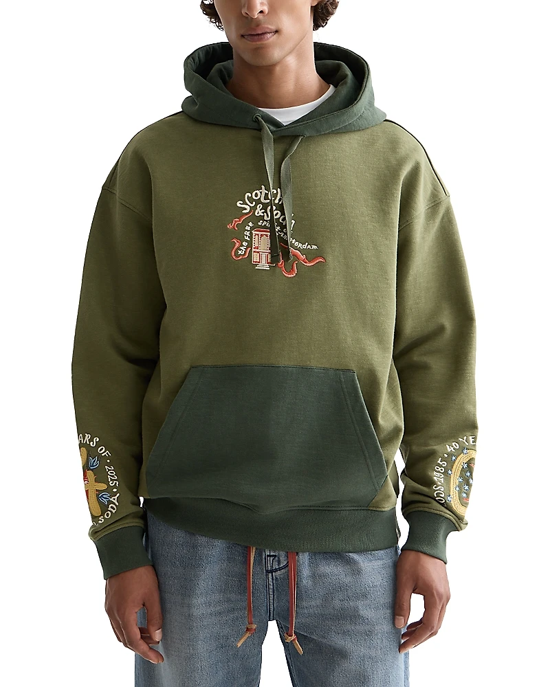 Scotch & Soda 40th Anniversary Color Block Hoodie
