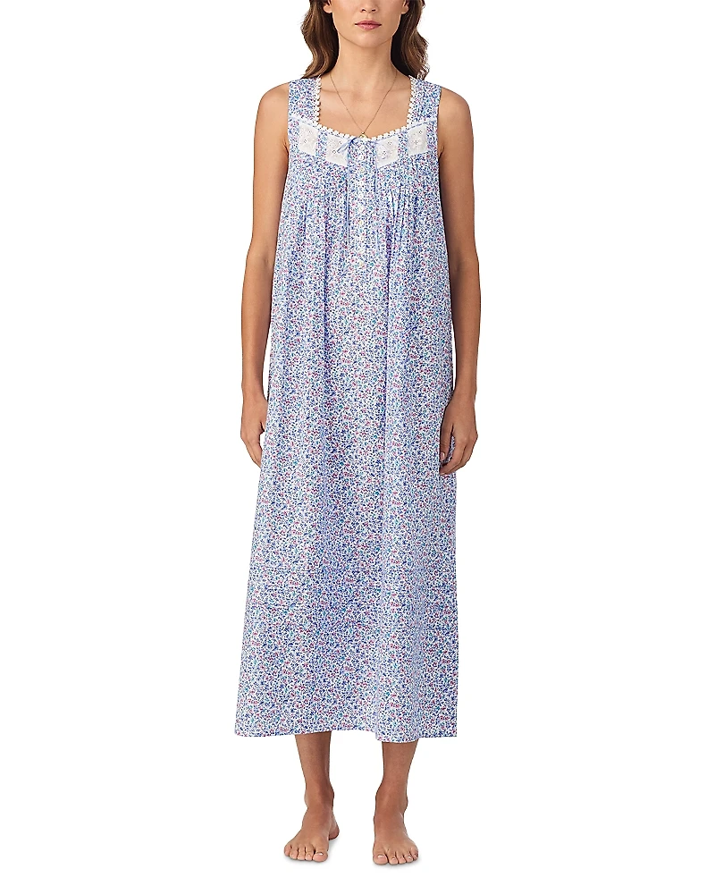 Eileen West Floral Lawn Ballet Nightgown