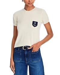 Frame Ritz Crest Cashmere Tee