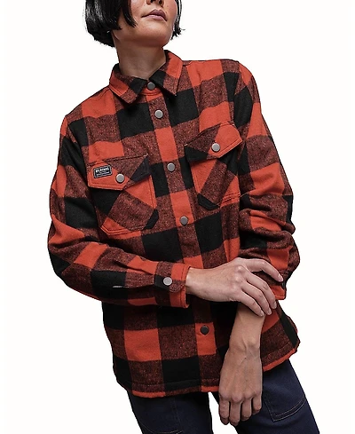 Wildfang The Essential Flannel Fleece Lined Shacket
