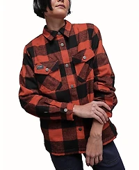 Wildfang The Essential Flannel Fleece Lined Shacket