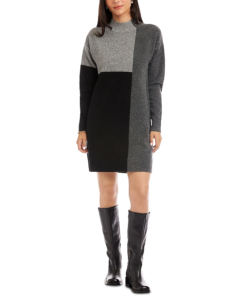 Karen Kane Colorblocked Sweater Dress