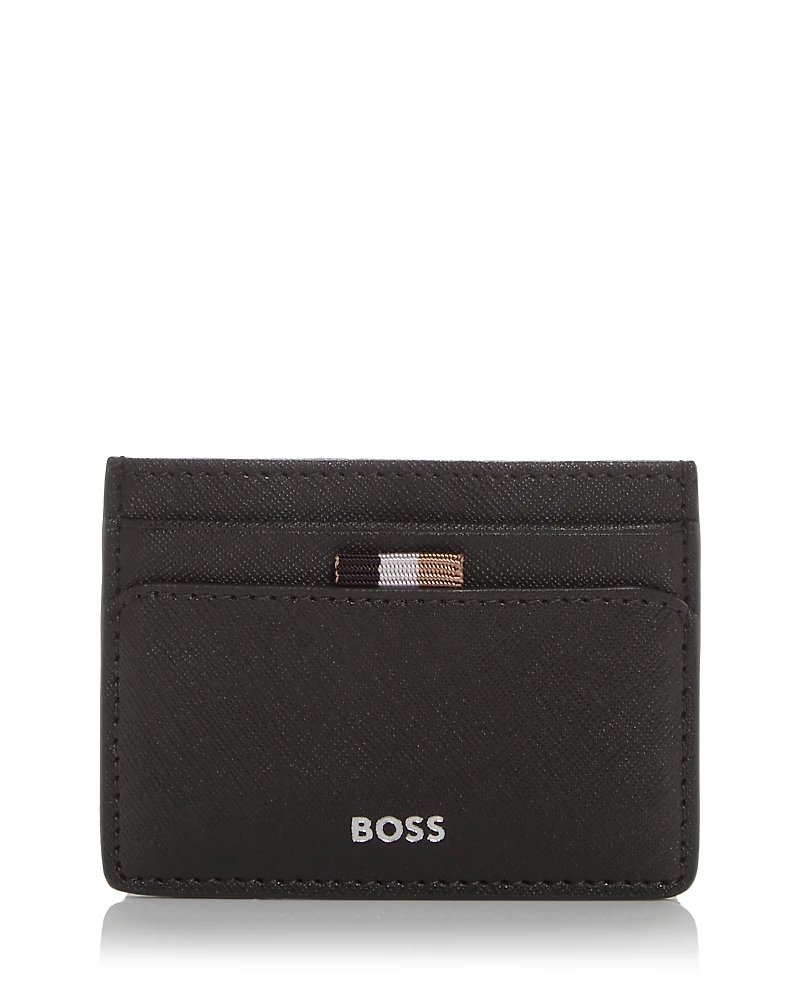 Boss Zair Leather Card Case