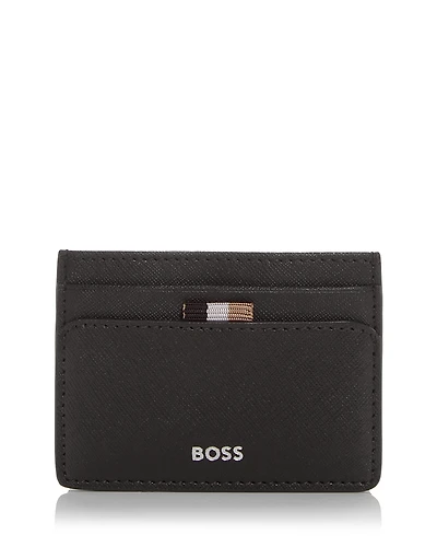 Boss Zair Leather Card Case