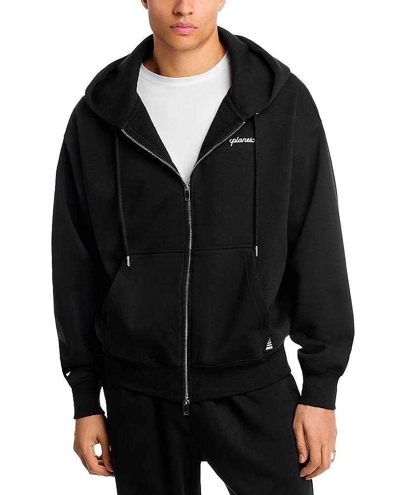 Paper Planes Zip Front Logo Hoodie