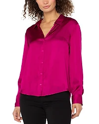 Liverpool Los Angeles Satin Blouse