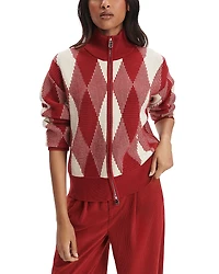 Varley Karina Jacquard Knit Jacket