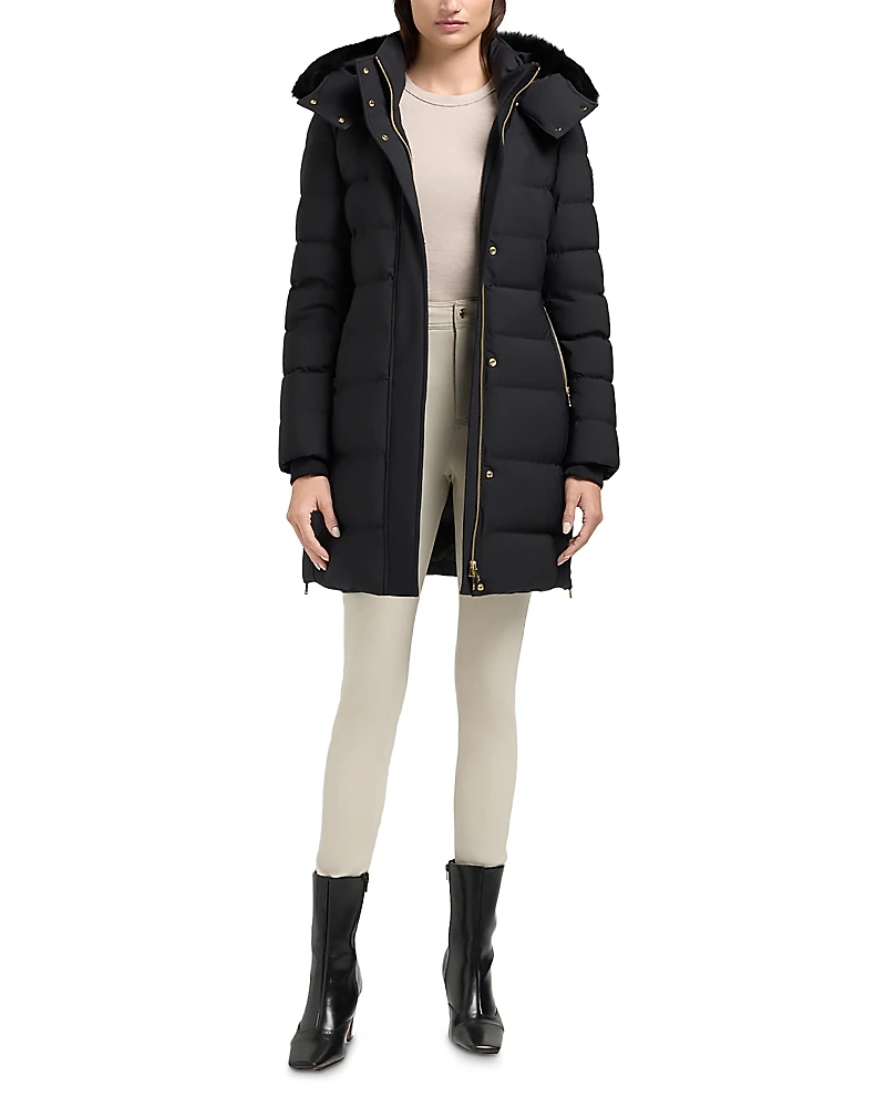 Moose Knuckles Watershed Down 3 Gold Parka Coat