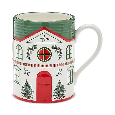 Spode Christmas Tree Christmas Village Mug