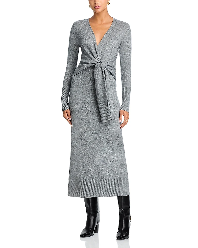 Veronica Beard Salomez Merino Wool & Cashmere Midi Dress