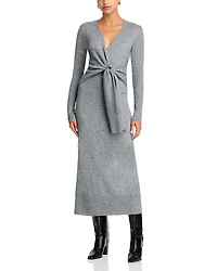 Veronica Beard Salomez Merino Wool & Cashmere Midi Dress