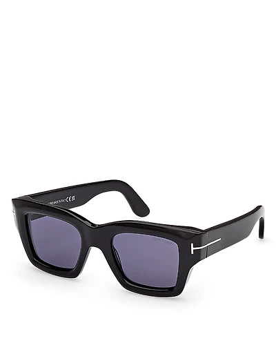 Tom Ford Ilias Square Sunglasses, 50mm