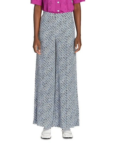 Marni Crepe De Chine Wide Leg Pants