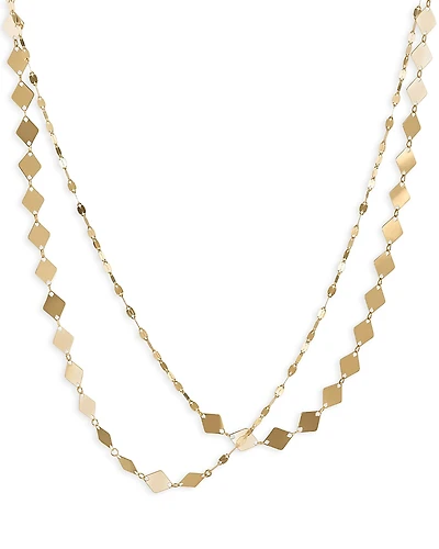 Lana Jewelry Kite and Blake Chain Remix Double Strand Necklace
