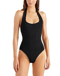 Hunza G Sandy Crinkle One Piece Swimsuit