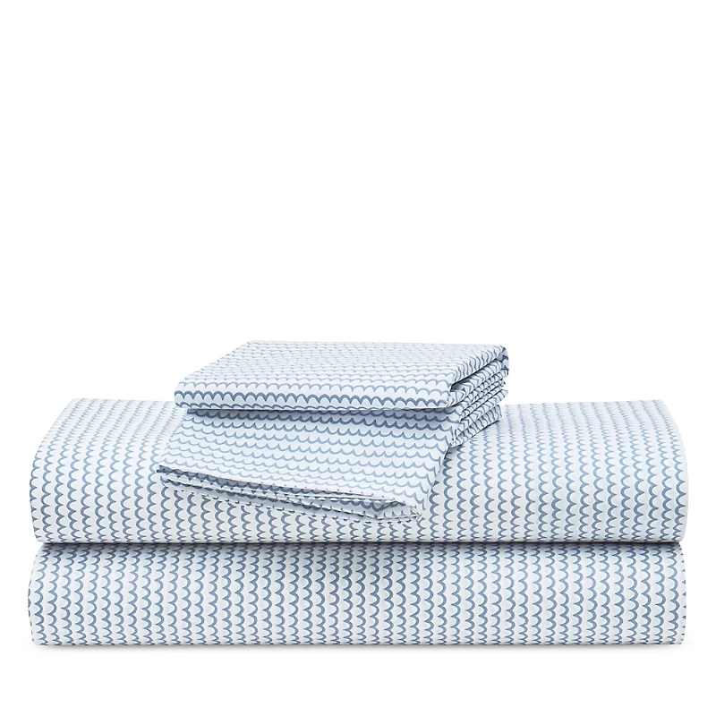 Petite Plume La Mer Percale Sheet Set