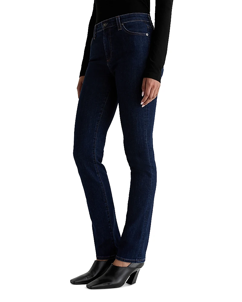 Ag Mari Extended Mid Rise Slim Straight Jeans