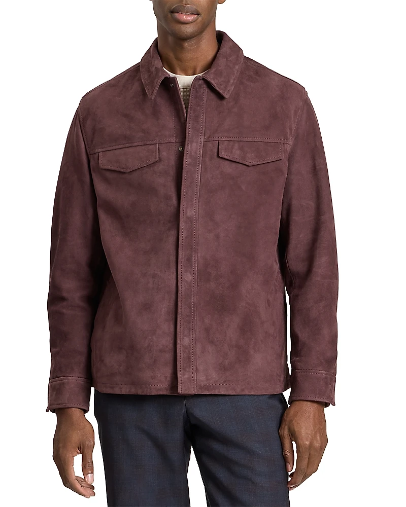 Ted Baker Wilbur Suede Shirt Jacket