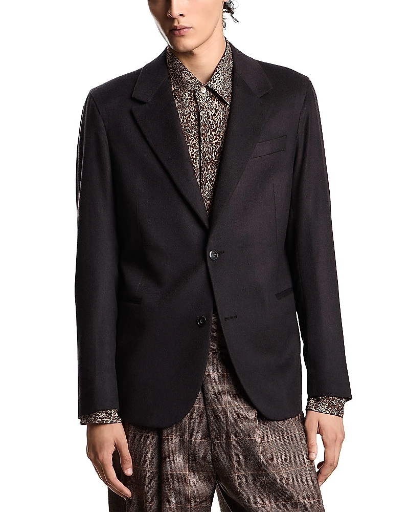 Emporio Armani Regular Fit Cashmere Blazer