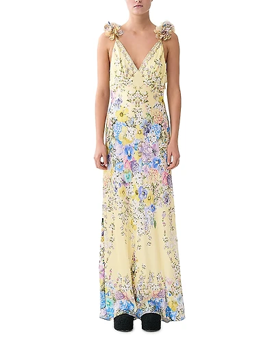 Camilla V Neck Bias Slip Dress