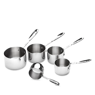All Clad Stainless Steel 5 Piece Measuring Cup Set