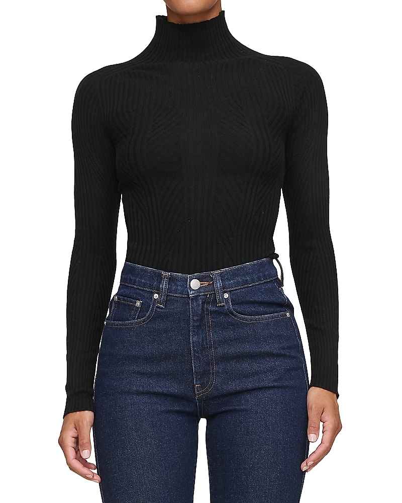 DL1961 Rib Knit Turtleneck Sweater
