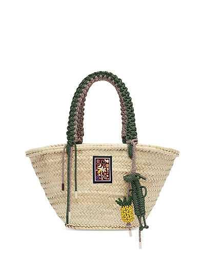 Alemais Macrame Midi Basket Bag