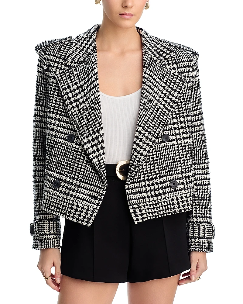 L'Agence Xoey Cropped Trench Coat