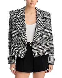 L'Agence Xoey Cropped Trench Coat