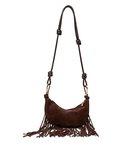 Simkhai Avery Fringe Suede Shoulder Bag
